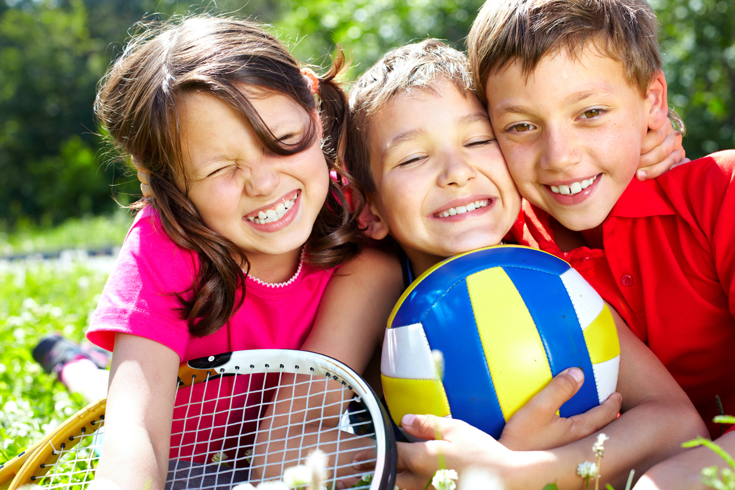 Kids enjoying different sports