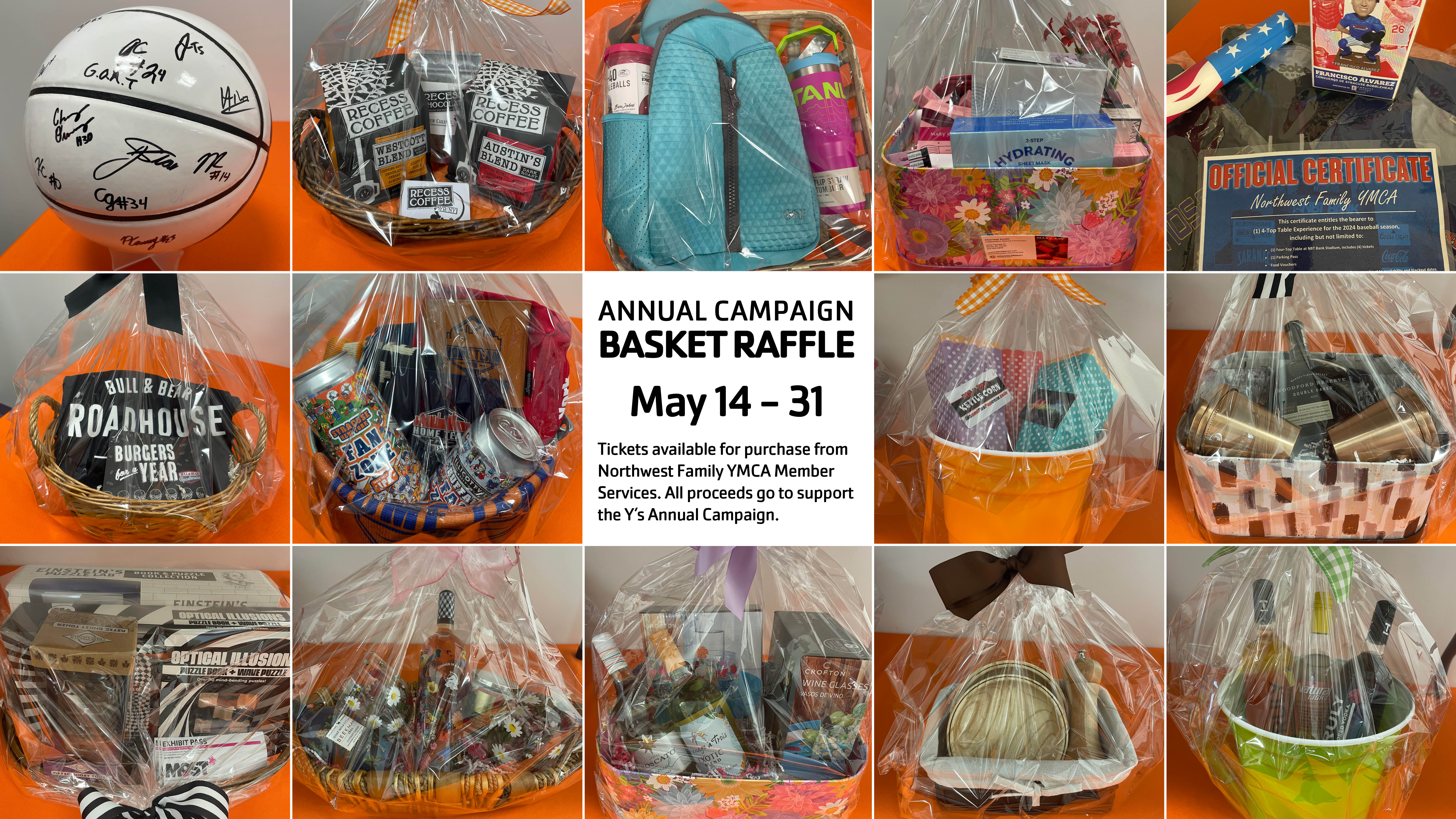 Annual Campaign Basket Raffle | May 14 - 31
