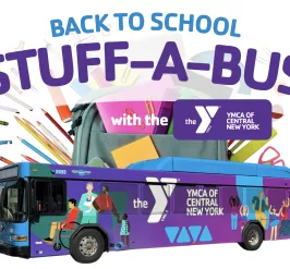 Back to School Stuff-a-Bus with the YMCA of Central New York