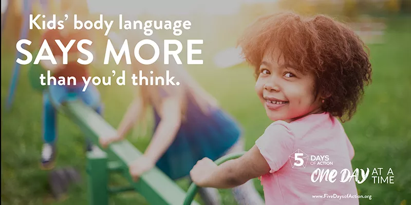 Kids' body language says more than you'd think