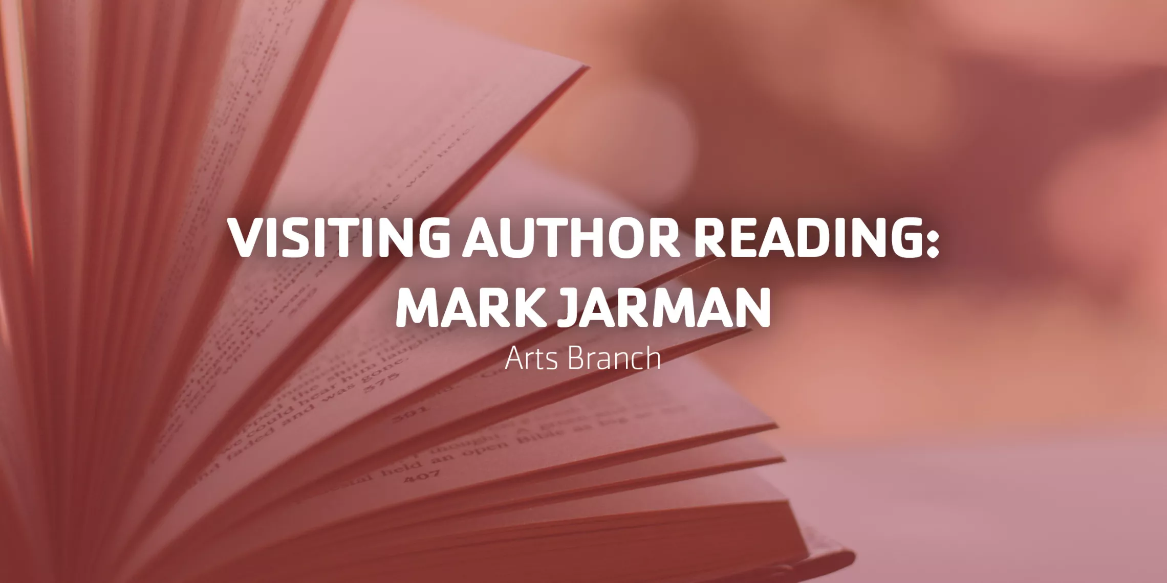 Visiting Author Reading: Mark Jarman