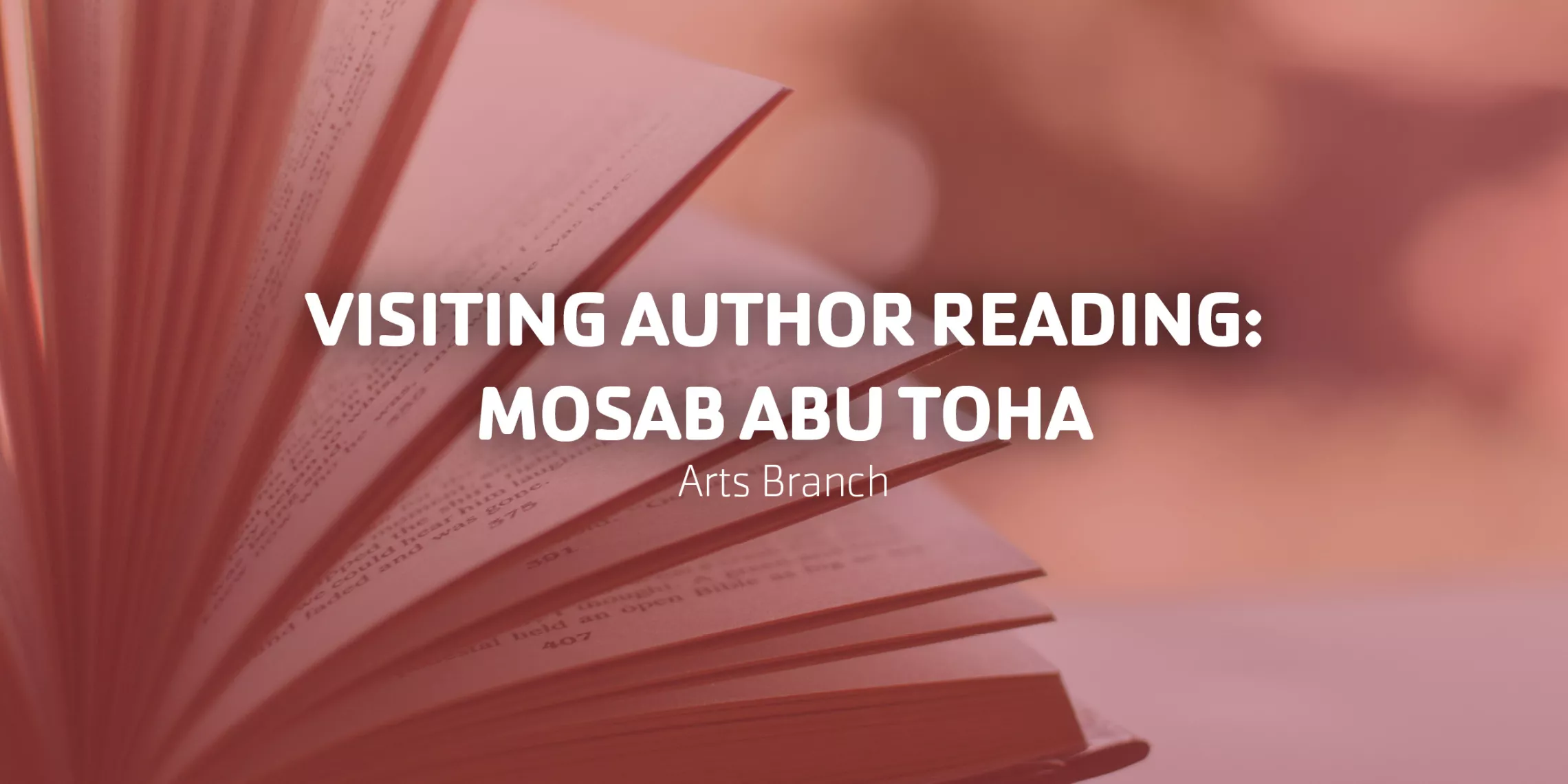 Visiting Author Reading: Mosab Abu Toha