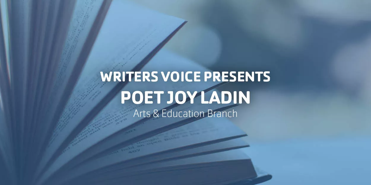 Writers Voice presents Poet Joy Ladin