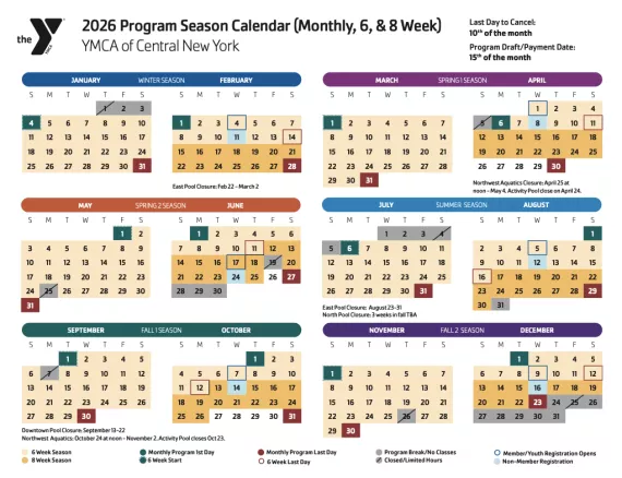 program calendar image