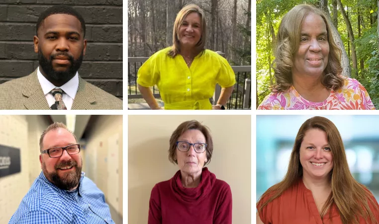 Grid with board chair photos