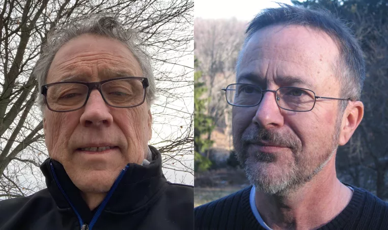 Poets Patrick Lawler and David Lloyd