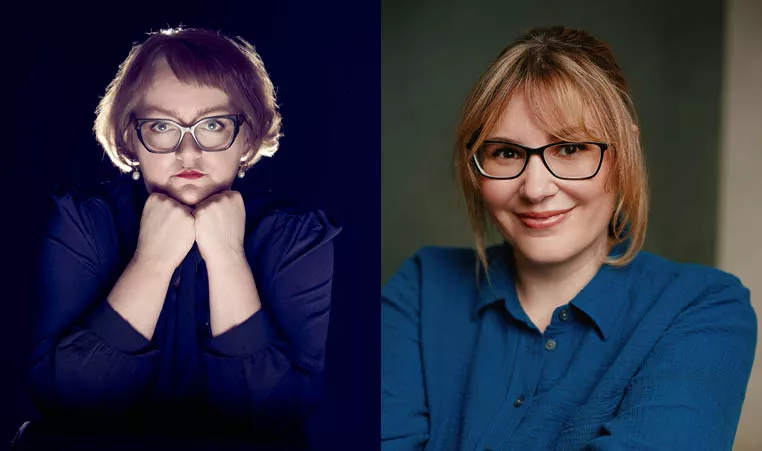 Novelists Jennifer Pashley and V.A. Vazquez