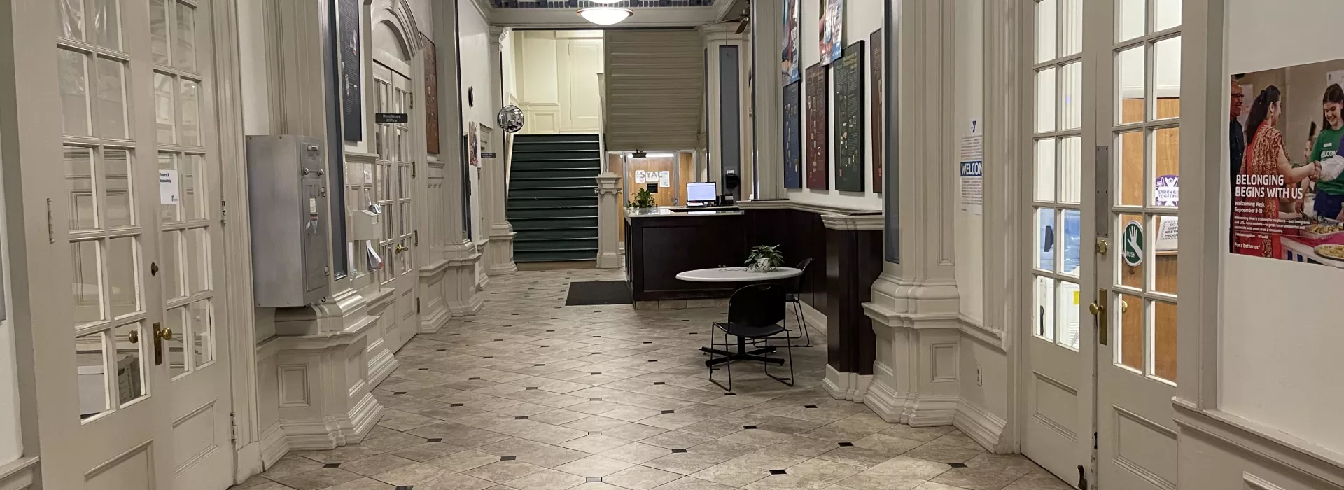 Main hallway area for Downtown YMCA
