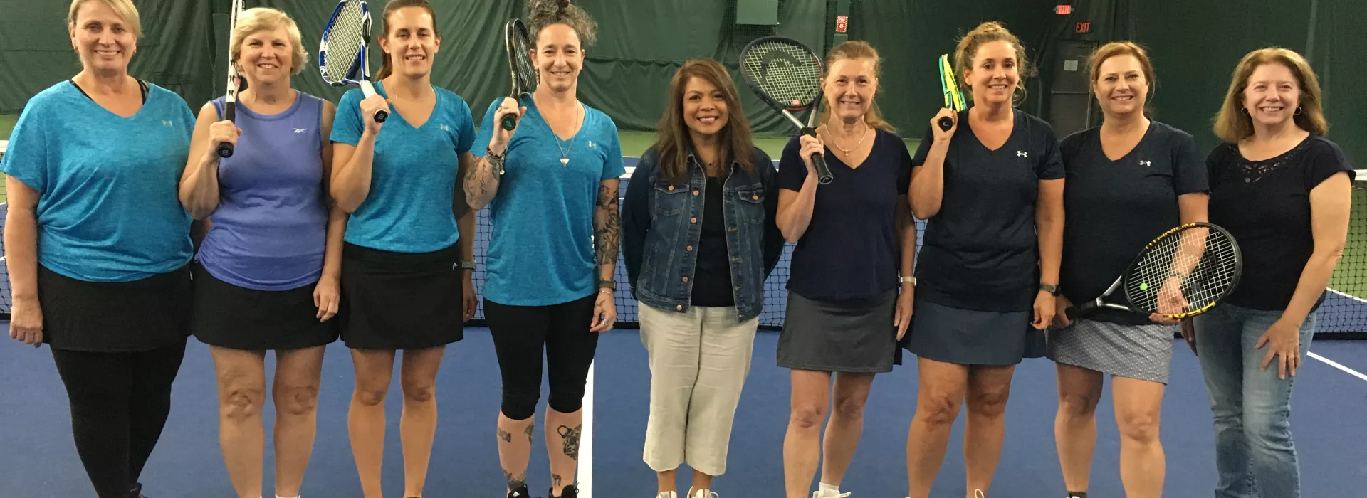 Group of tennis players